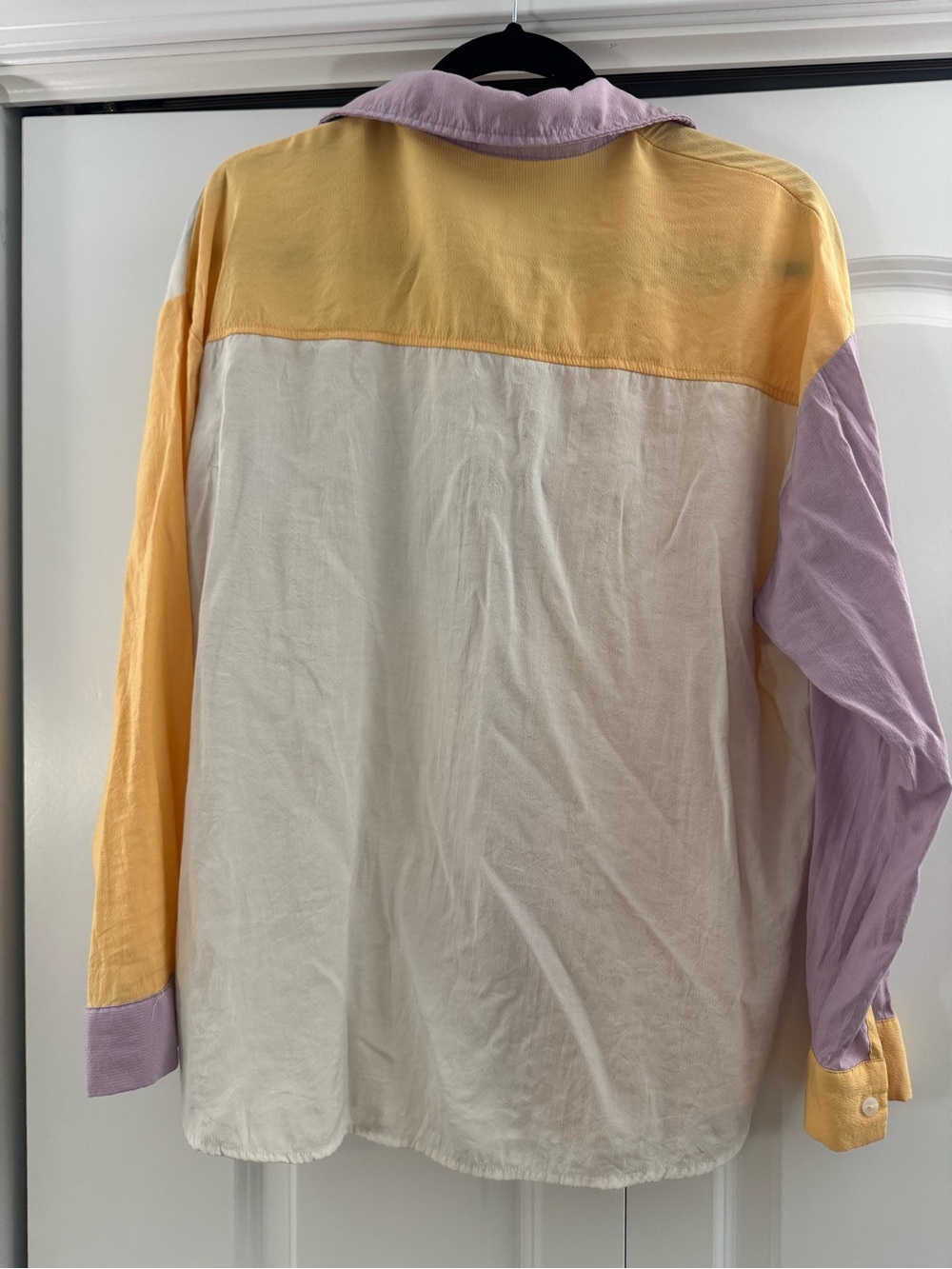 Colorblock Button-Down Shirt - Picture 3 of 4